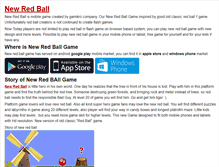 Tablet Screenshot of newredball.com